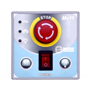 Controller MV11 for one conveyor belt, the lamp relay contacts